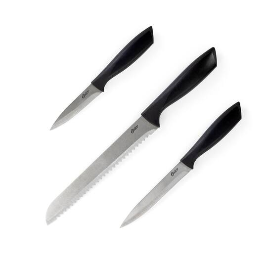 Gibson Home® Westminster 23-Piece Black Carbon Stainless Steel Cutlery Set with Kitchen Tools